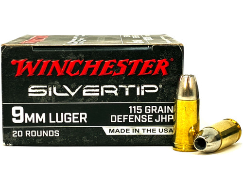 9mm 115 Grain Winchester Silvertip JHP W9MMST - 20 Rounds
WINW9MMST