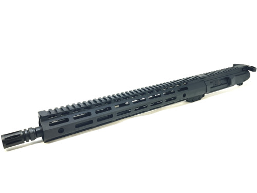 B.A.M. -LEFTY- 16" 5.56 1:7 SOCOM Profile Nitride, 15" M15M MLOK Free-Float Forend, Complete AR-15 LEFT-Sided BILLET Slab-Sided Upper Receiver - Carbine/Rifle