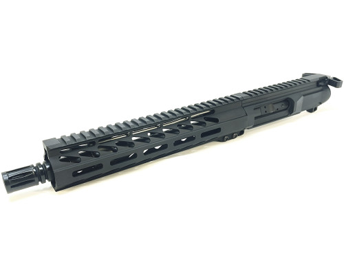 B.A.M. -LEFTY- 10.5" 5.56 1:7 Govt. Profile Nitride, 10" S10M MLOK Free-Float Forend, Complete AR-15 LEFT-Sided BILLET Slab-Sided Upper Receiver - Pistol/SBR