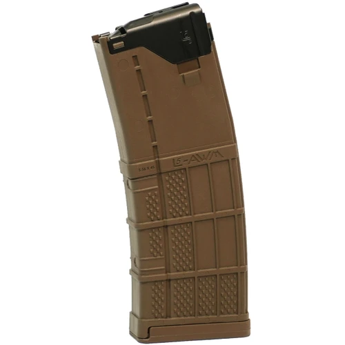 Lancer Systems L5AWM GEN2 -Steel/Polymer Hybrid AR-15 Magazine -Opaque Flat Dark Earth L5-G2-30-FDE .223/5.56 - 30 Round