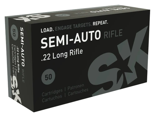 SK Semi-Auto Rifle .22 LR 40 Grain Lead Round Nose High-Velocity 420148