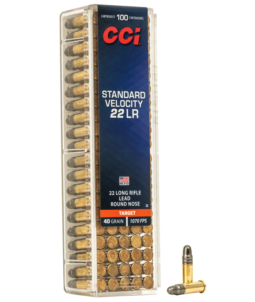 CCI Standard Velocity Target Lead RN Ammo