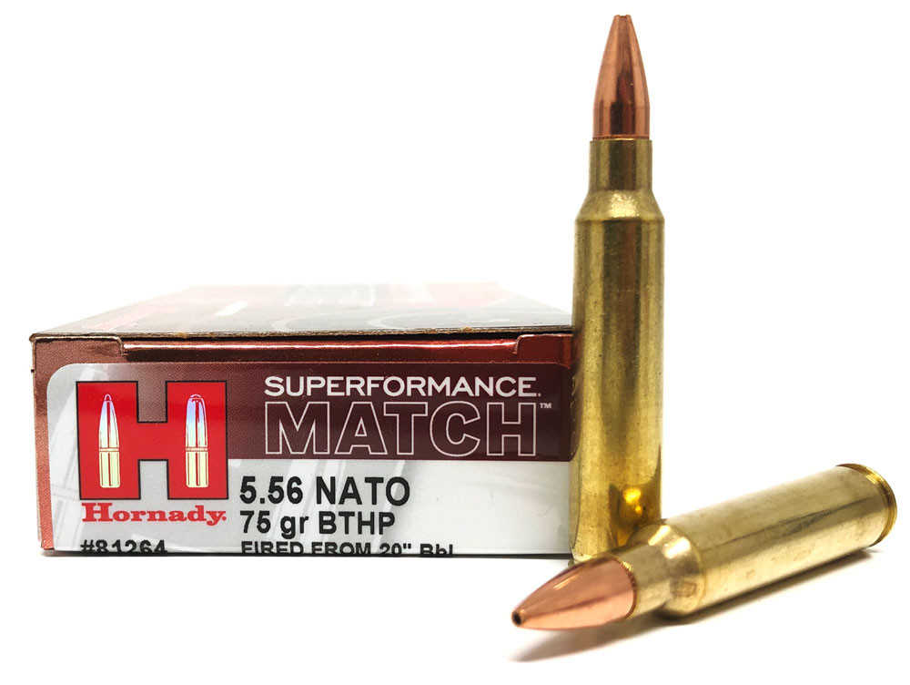 Match Hornady SUPERFORMANCE Brass JHP HPBT Ammo