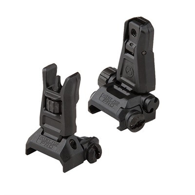 Magpul MBUS PRO Front & Rear Sight Bundle - Steel Flip-Up Backup Sights, Made In USA (MAG275 & MAG276)