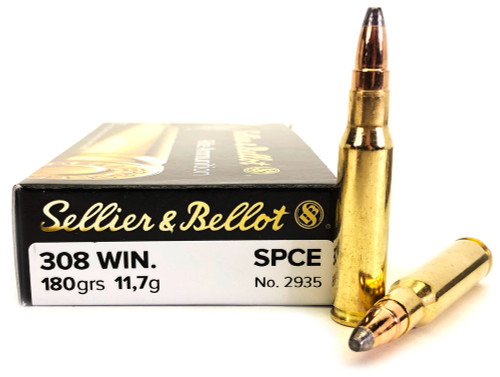 308 Win 180 Grain SPCE Sellier & Bellot For Sale In Stock