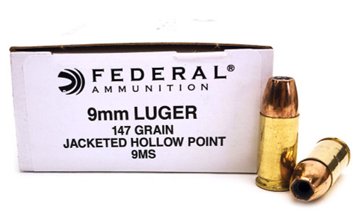 9mm 147 Grain JHP Hi-Shok Federal For Sale In Stock | Surplus Ammo