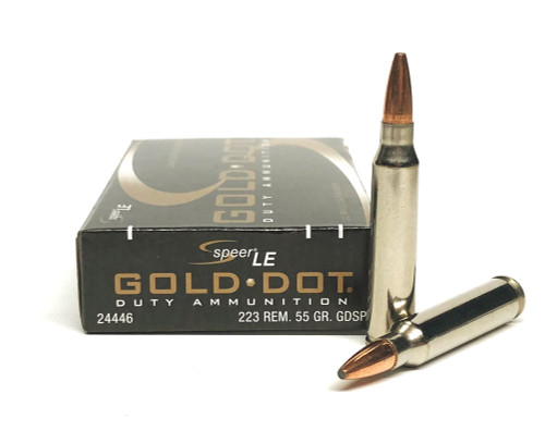 223 55 Grain Gold Dot Soft Point Speer CCI 24446