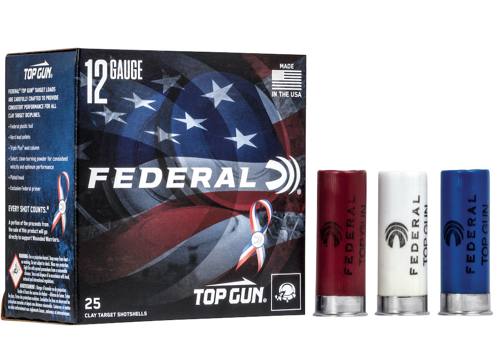 Federal Top Gun Edition Red White & Blue 1-1/8oz Ammo