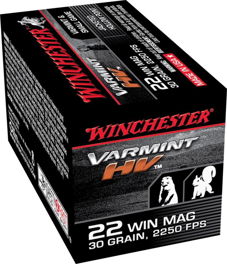 Winchester Varmint HV JHP Ammo