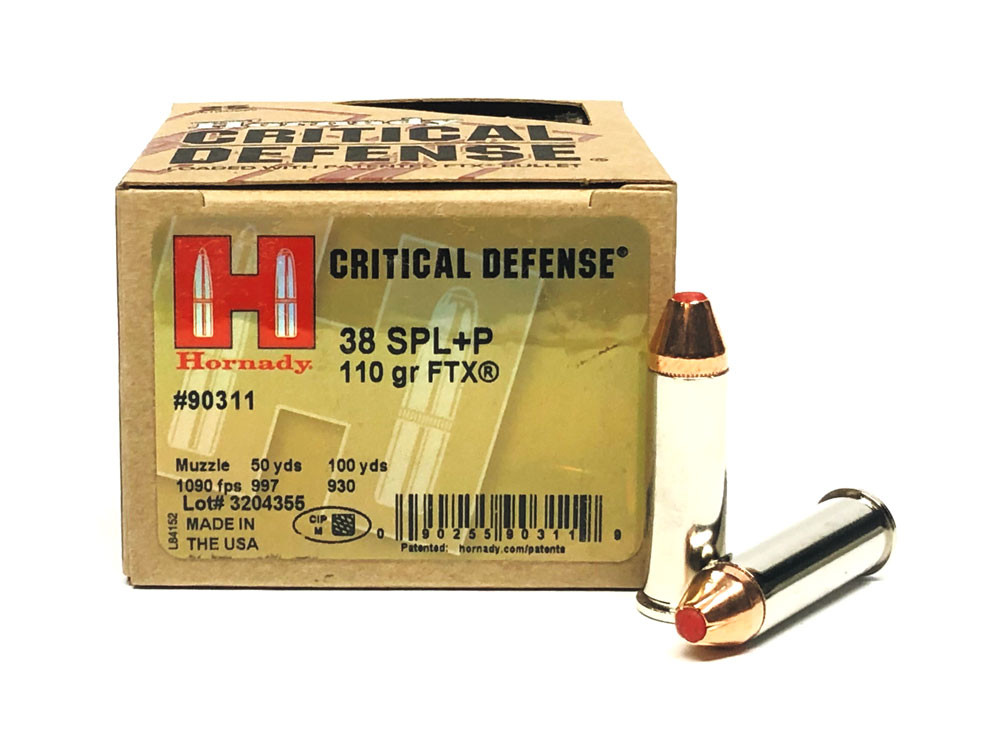 FTX Hornady Critical Defense Flex Tip Expanding +P Ammo