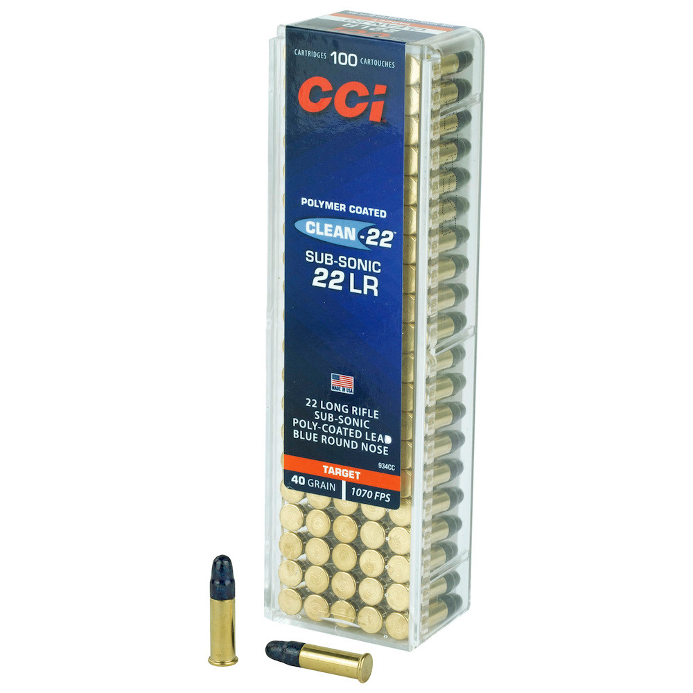 CCI Subsonic Poly-Coated Lead RN LRN Ammo