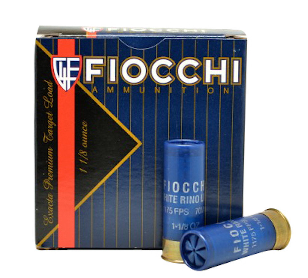 FIOCCHI Exacta Target White Rino Super Light 1-1/8oz Ammo