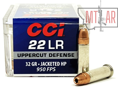 CCI Uppercut .22 Long Rifle 32 Grain Jacketed Hollow Point 960CC