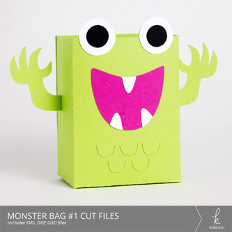 Monster Bag Box #1 Cut Files Monster Bag Box #1 Cut Files