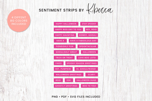 Stay Spooky Sentiment Strips Stay Spooky Sentiment Strips