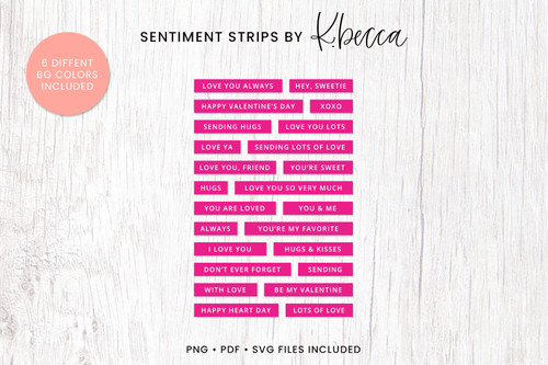 Hearts Aplenty Sentiment Strips Hearts Aplenty Sentiment Strips