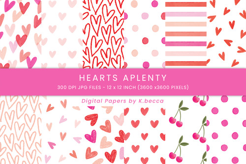 Hearts Aplenty Seamless Digital Papers #KBecca #SeamlessPatterns #DigitalPapers #Cardmaking #Scrapbooking #DigitalScrapbooking #Valentine #ValentinesDay #Hearts #Cherries #Dots Hearts Aplenty Seamless Digital Papers #KBecca #SeamlessPatterns #DigitalPapers #Cardmaking #Scrapbooking #DigitalScrapbooking #Valentine #ValentinesDay #Hearts #Cherries #Dots