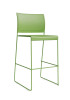Kobi Stool - Green Polypropylene Seat & Back