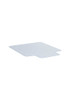 Hard Surface Chairmat - Keyhole Shape - Small