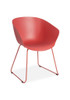 Madi Chair - Watermelon Polypropylene Shell and Frame