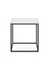 Felix Coffee Table - Square - White Porcelain Marble Top