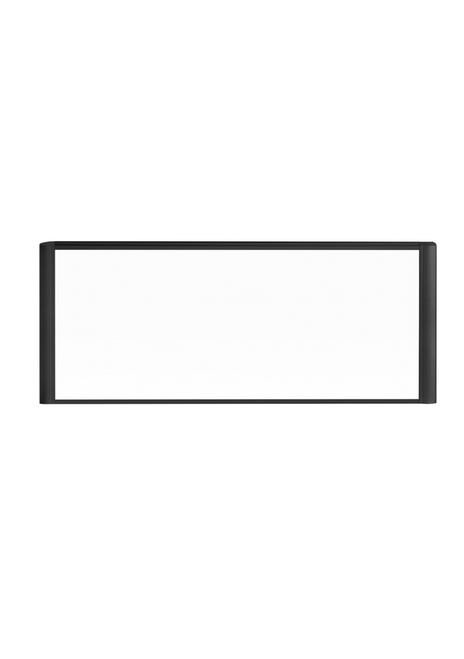 Screenwork Desktop Screen - 750W x 520H - Black & Clear Glass