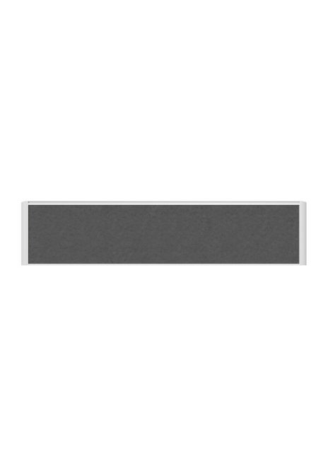 Screenwork Charcoal Acoustic Screen - 1200W x 360H - White