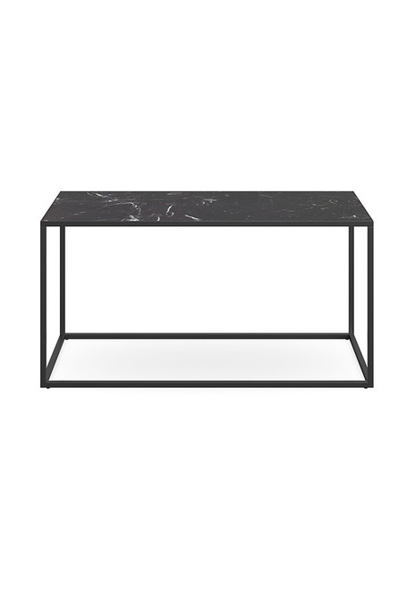 Felix Coffee Table - Rectangular - Black Porcelain Marble Top