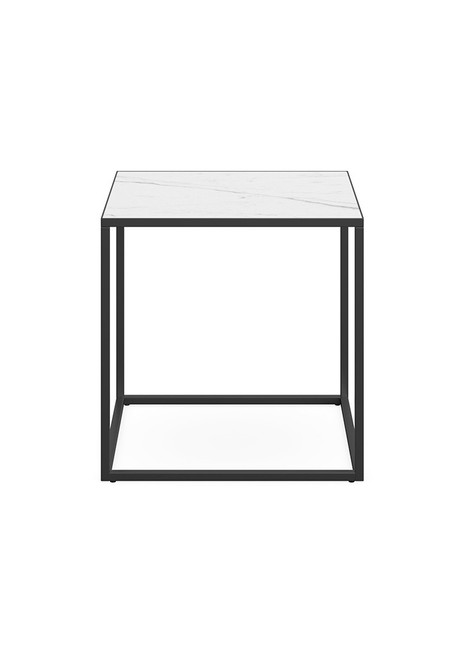 Felix Coffee Table - Square - White Porcelain Marble Top
