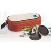 Stenso Stainless Steel Daizy Lunch Box With Pouch, Capacity: 300 Ml