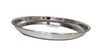 Stainless Steel beaded Thali 26cm side view