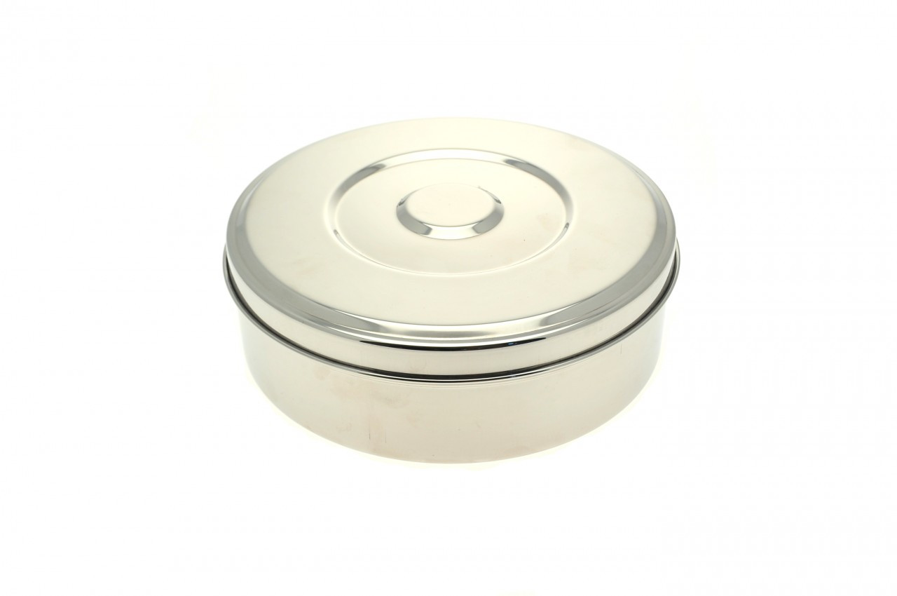 Stainless Steel Masala Dabba 16cm with inner lid | Free Delivery