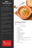 Chick Pea Curry In A Hurry