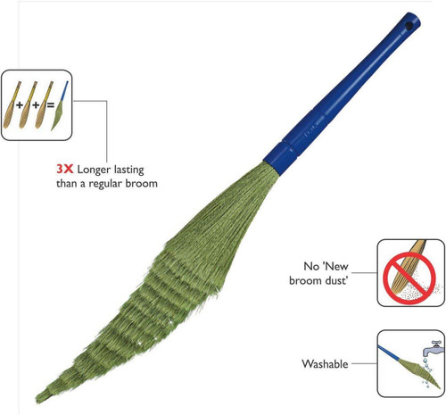 Gala No Dust Floor Broom-Freedom from new broom dust (Bhusa) -Indian Brush