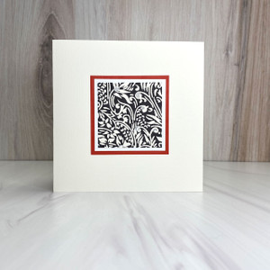 Black and White Floral (Chiyogami) - Japan Black and White Floral (Chiyogami) - Japan