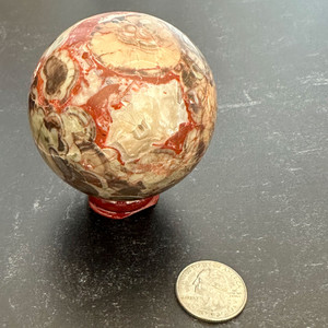Ocean Jasper Sphere - A (with free sphere stand) Ocean Jasper Sphere - A (with free sphere stand)
