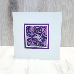 Purple Fans (recycled cotton) - India Purple Fans (recycled cotton) - India