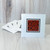 Red (Lacquer) Blossoms (Chiyogami) Set of 5 - Japan Red (Lacquer) Blossoms (Chiyogami) Set of 5 - Japan