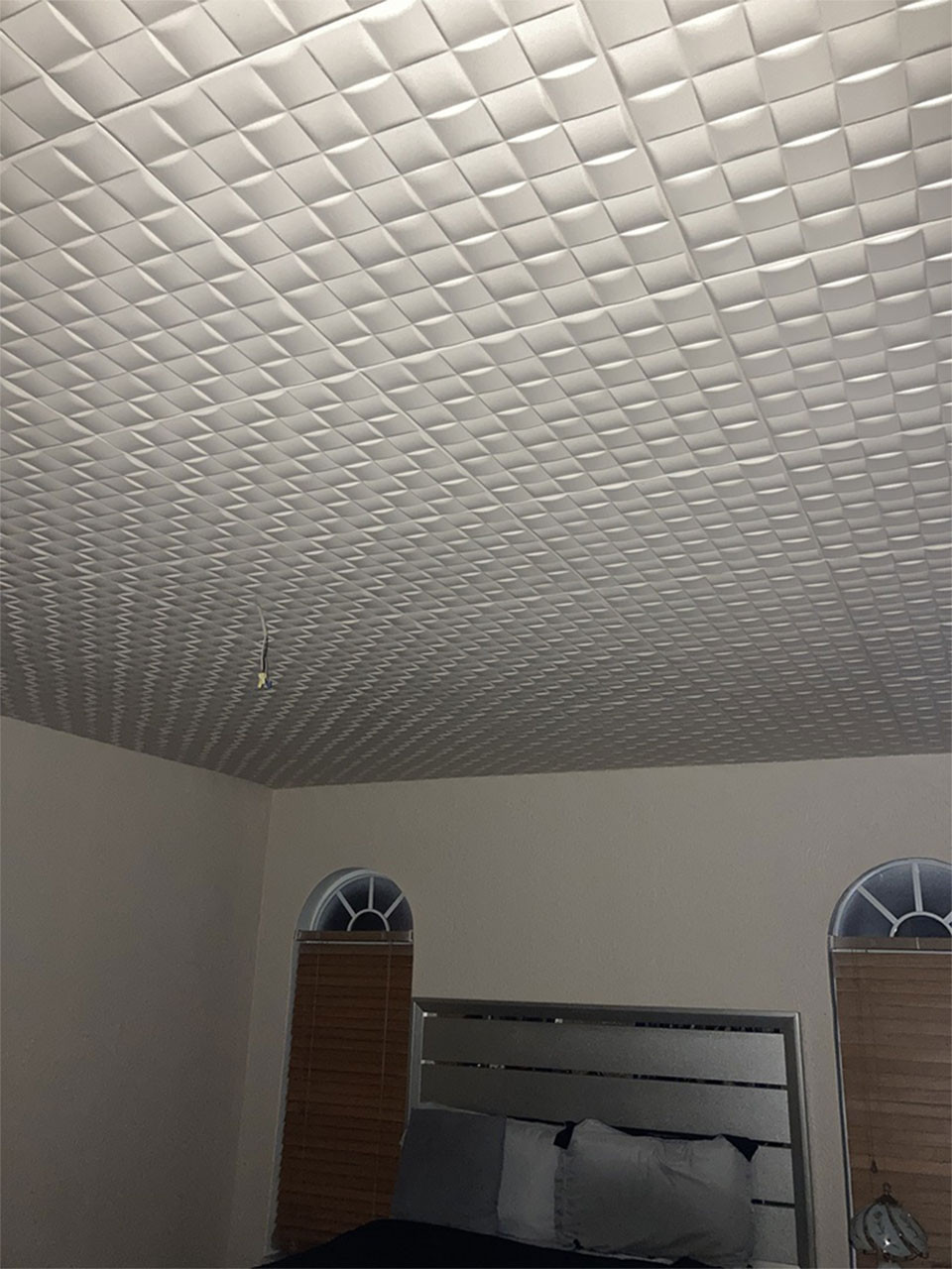 Cobblestone Styrofoam Ceiling Tile 20 in x 20 in - #R25