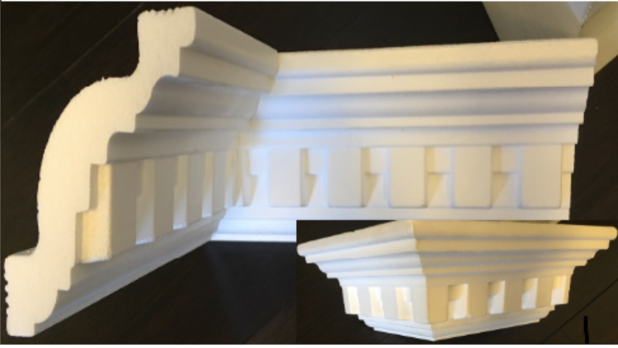 PreCut GK17 Crown Molding Corner