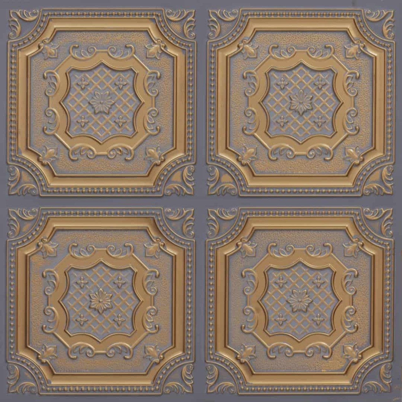 Faux Tin Ceiling Tile Glue up 24 in x 24 in 332