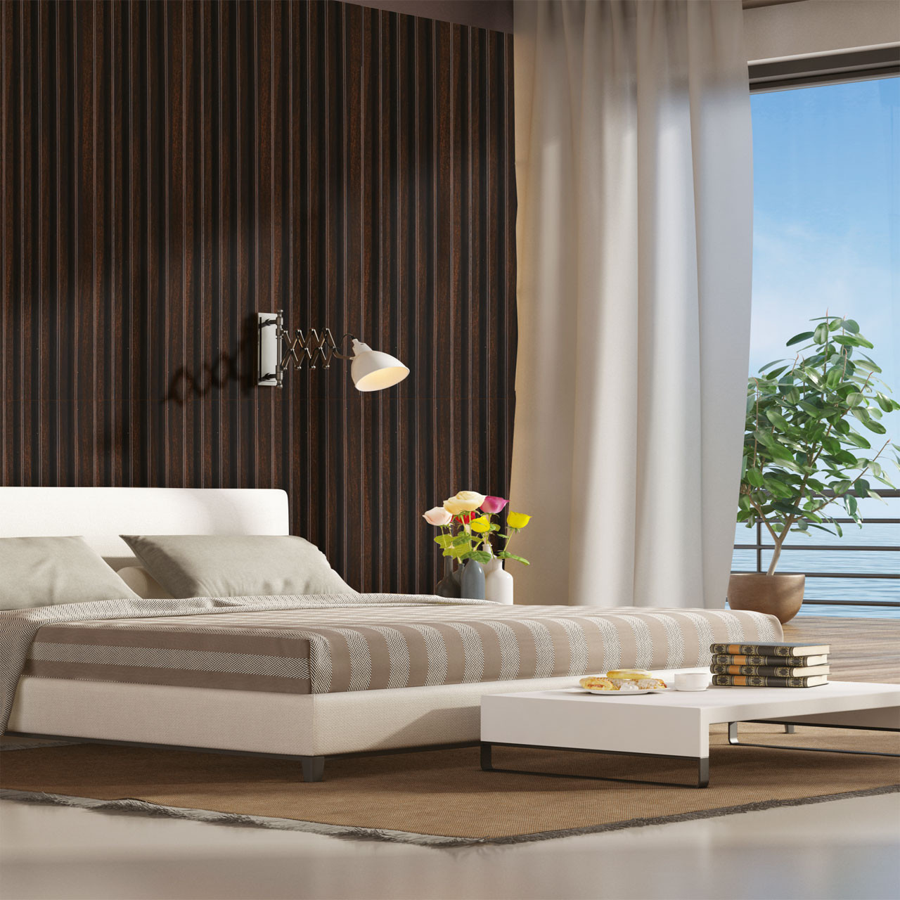 Poly Slats Large Slats Polystyrene Slat Wall Panels - 112 x 9 1/2