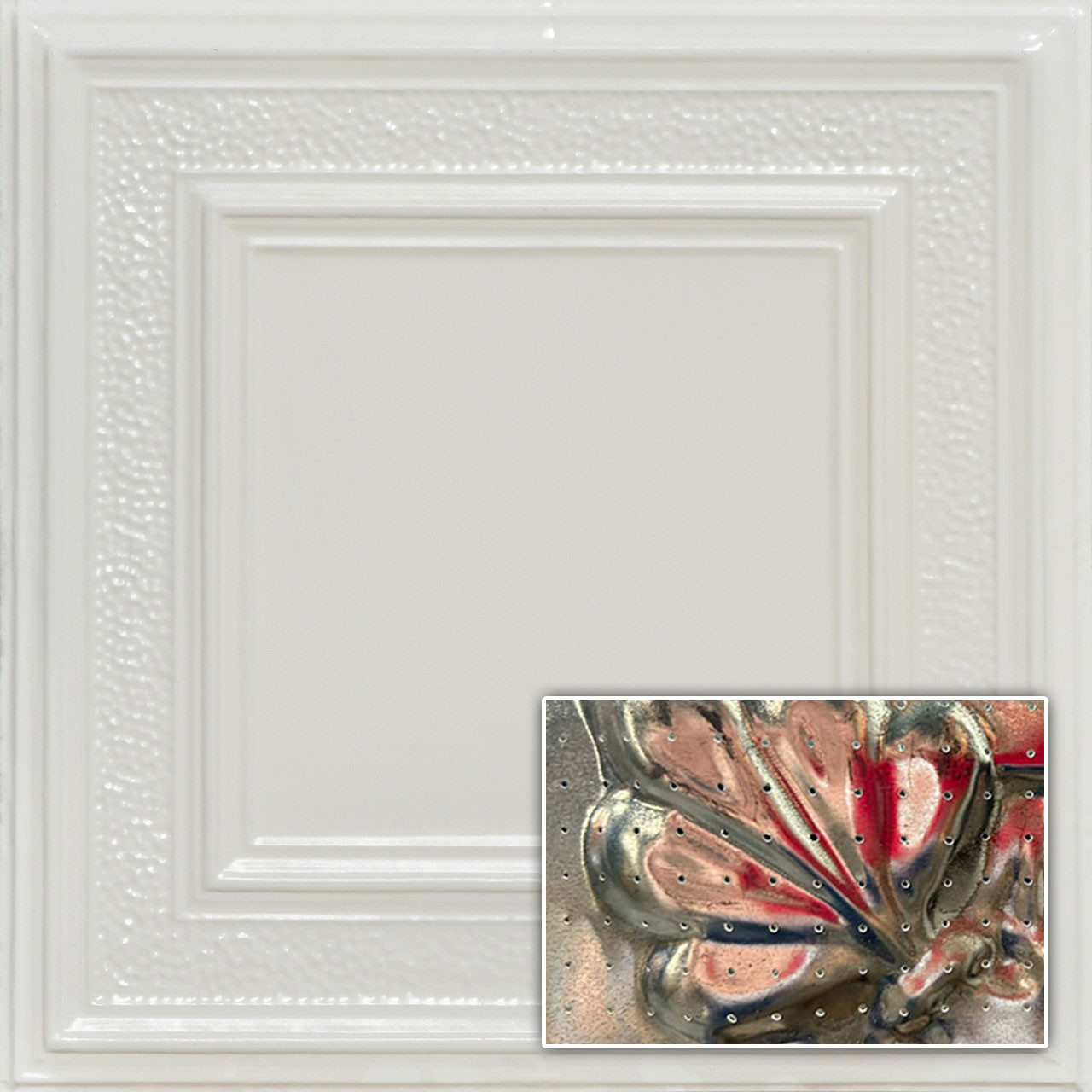 County Cork 2 ft x 2 ft Acoustical Perforated Tin Ceiling DCT