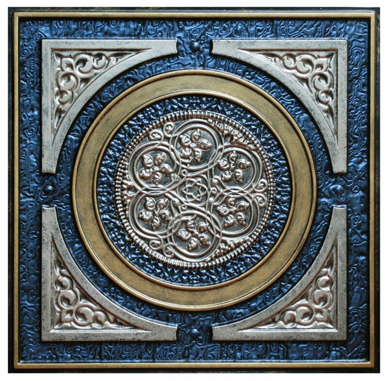 Steampunk V Fad Hand Painted Ceiling Tile Ctf 006 5