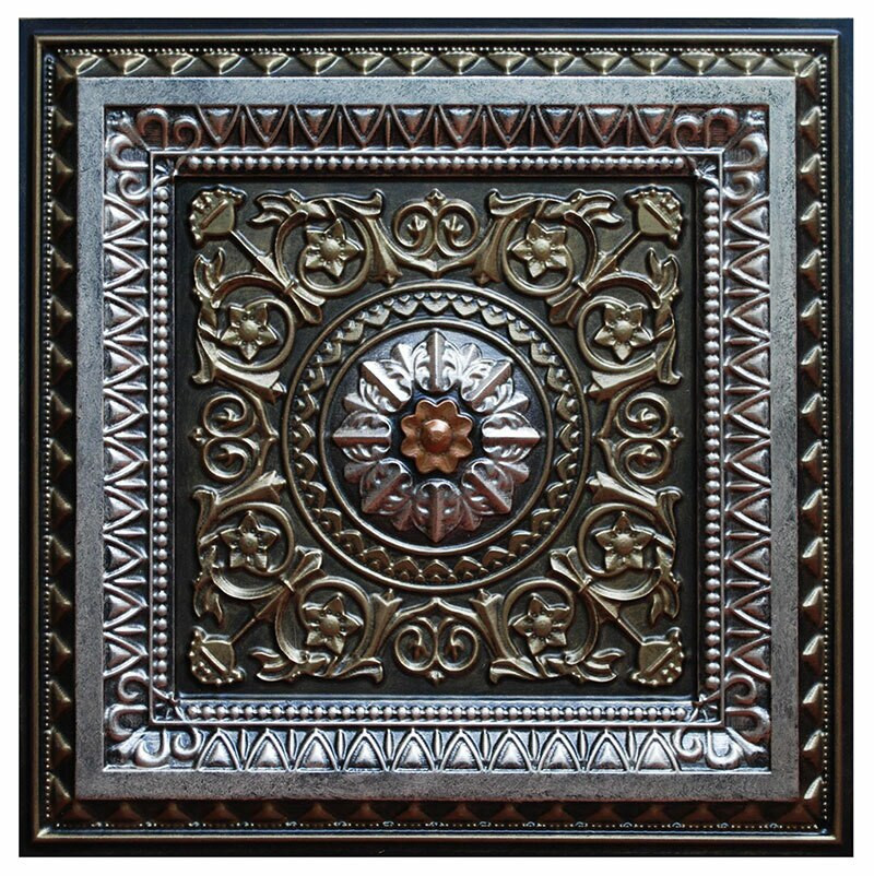 La Scala VI - #CTF-001-6 - FAD Hand Painted Faux Tin Ceiling Tile