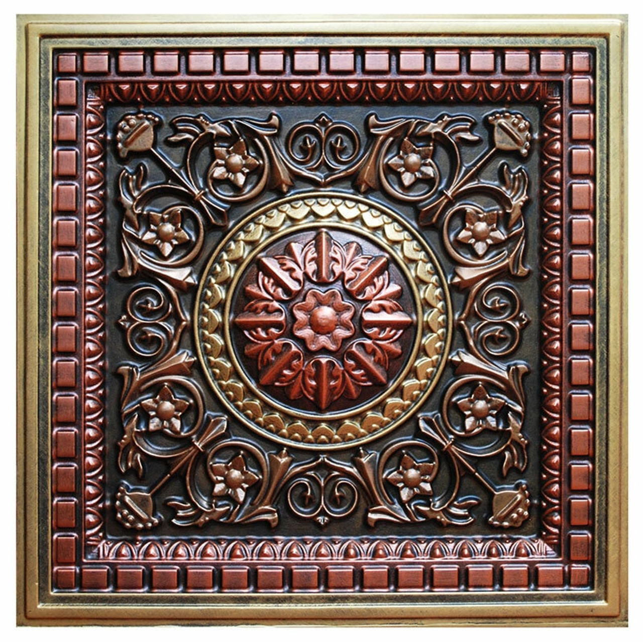 Da Vinci Fad Hand Painted Ceiling Tile Ctf 012