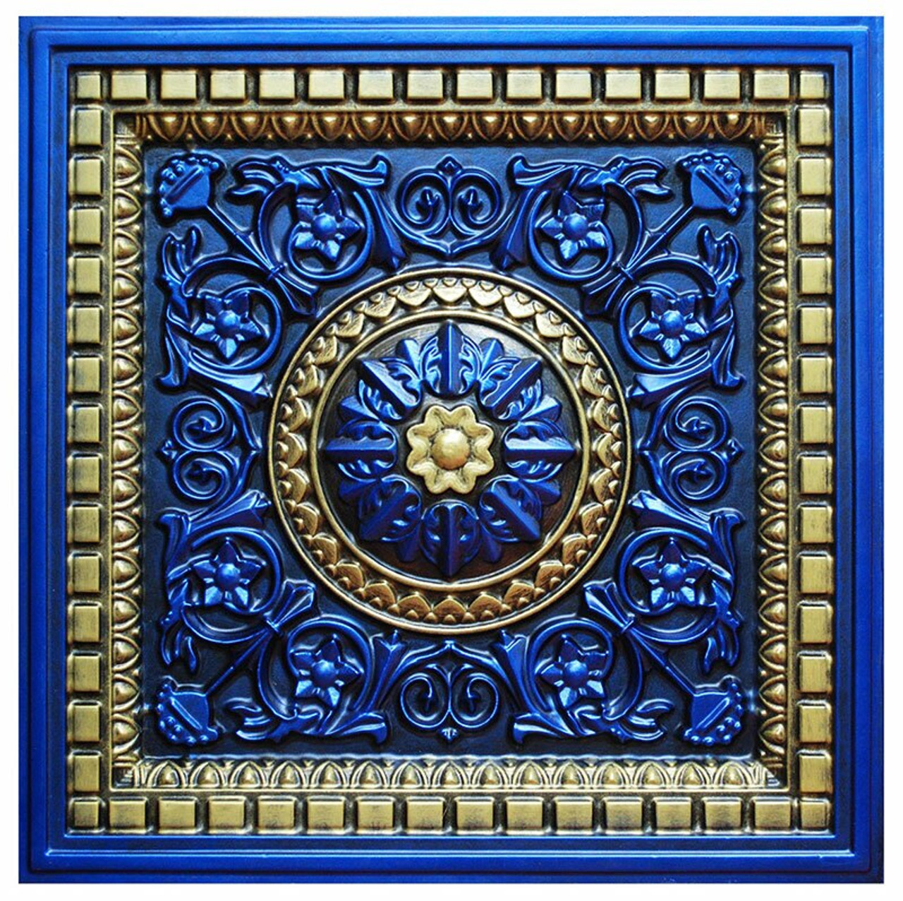 Da Vinci Ii Fad Hand Painted Ceiling Tile Ctf 012 2