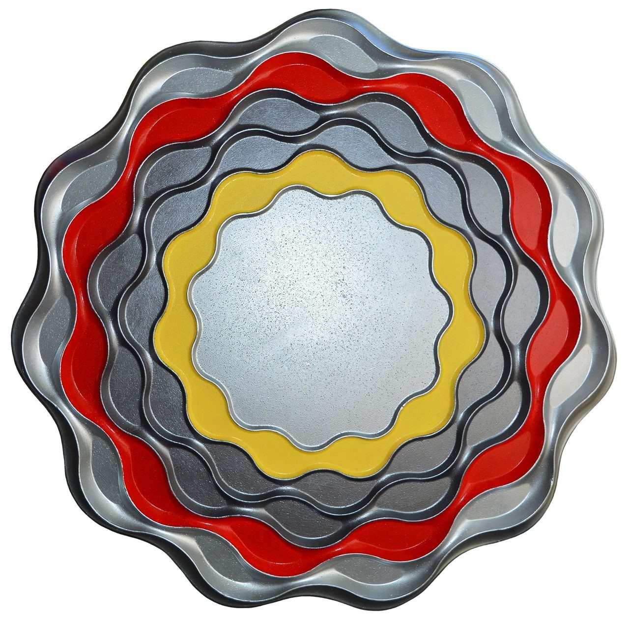Sunset Ocean Fad Hand Painted Contemporary Ceiling Medallion