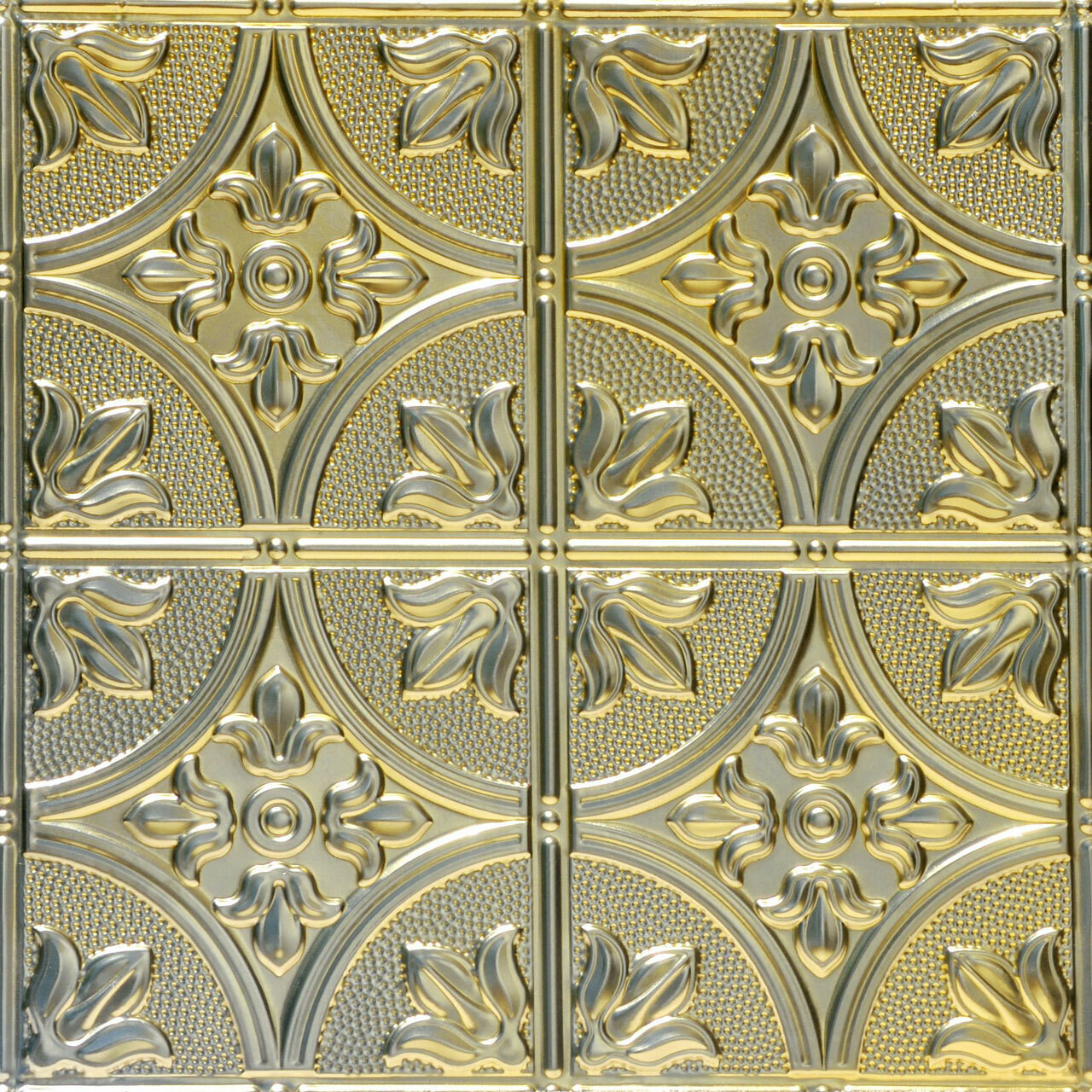 Shanko Tiptoe 2 ft. x 2 ft. Shanko - Tin - Ceiling Tile - #309 12 Pack / 24 ...