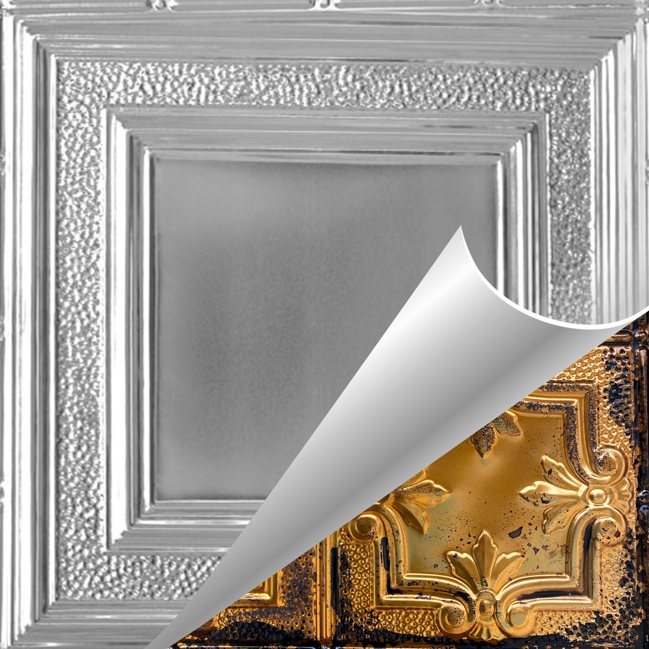 Shanko #509 County Cork Hand Painted Tin Ceiling Tile Shanko #509 County Cork Hand Painted Tin Ceiling Tile